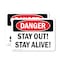 Signmission Safety Culture Sign, 10 in Width, Vinyl Decal, Rectangle OS-2PACK-DS-D-710-L-1883 - alternate 1